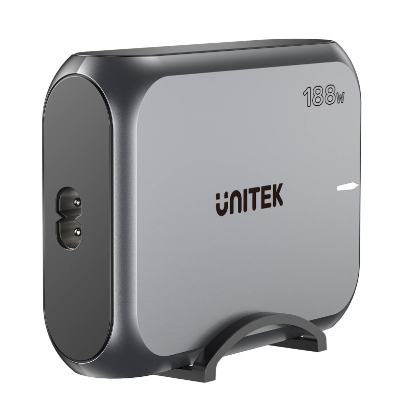 Unitek Szybka ładowarka sieciowa 2xUSB-A 3xUSB-C GAN 188W
