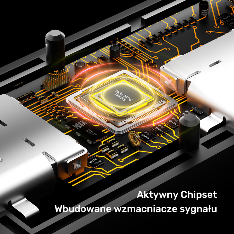 Unitek Kabel przedłużający USB-C 10 Gbps 5m, czarny