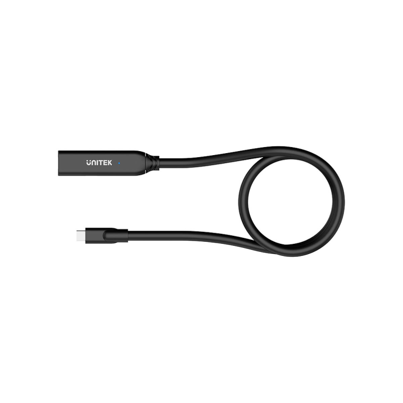 Unitek Kabel przedłużający USB-C 10 Gbps 5m, czarny