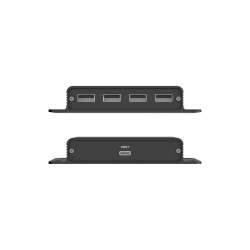 Unitek Przedłużacz USB-C na 4× USB-A przez Ethernet, zasięg do 150 m 480Mbps