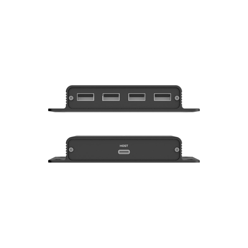 Unitek Przedłużacz USB-C na 4× USB-A przez Ethernet, zasięg do 150 m 480Mbps