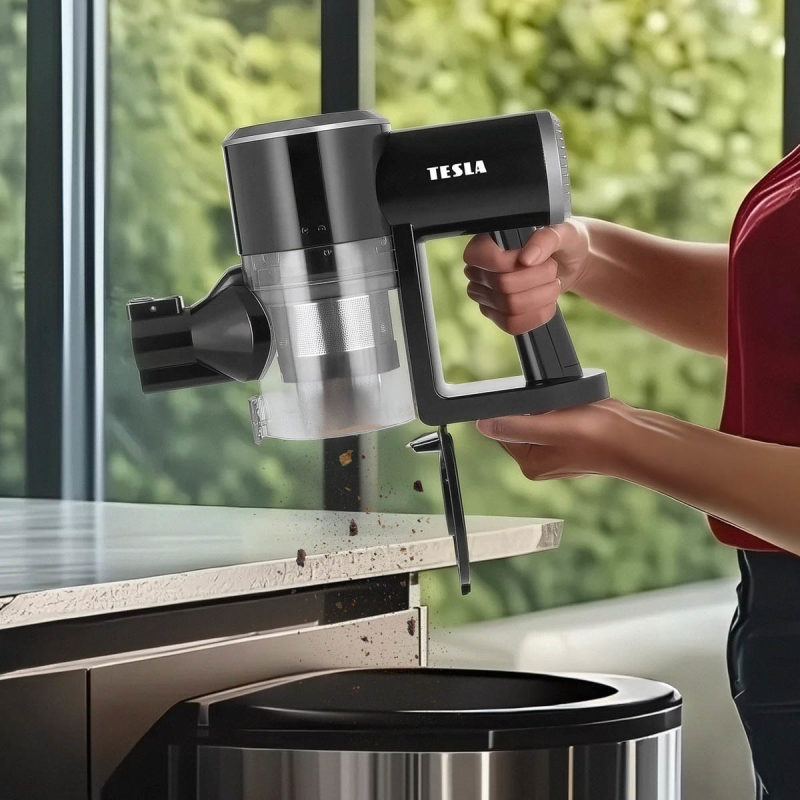 TESLA PureStar E20 Plus odkurzacz bezprzewodowy 2w1 z łamaną rurą bezworkowy