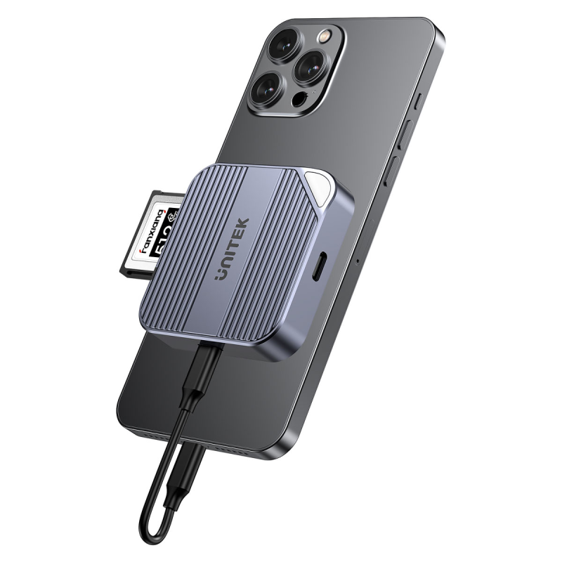 Unitek Magnetyczny czytnik kart CF Express Type B