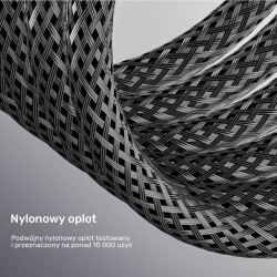 Unitek przewód 8K LUX HDMI 2.1 oplot 3 M