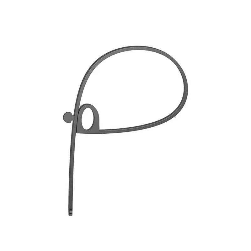 Zestaw silikonowych opasek kablowych czarne/ szare