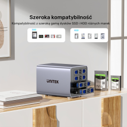 4-dyskowa obudowa RAID  0/1/5/10 / JBOD/ PM Unitek