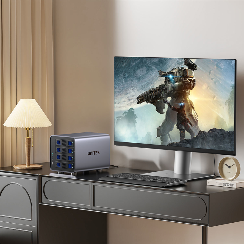 4-dyskowa obudowa RAID  0/1/5/10 / JBOD/ PM Unitek