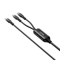 Unitek Kabel 2w1 USB-C PD 100W silikonowy 1,8 m