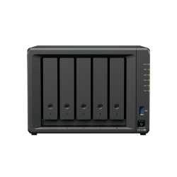 Synology DS1525+ | 5-zatokowy serwer NAS, AMD Ryzen V1500B, 2× 2.5 GbE, M.2 NVMe, Tower