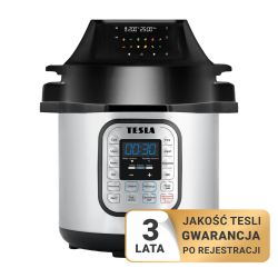 TESLA EliteCook K70 WiFi Duo multicooker 12w1 z funkcją sous vide i frytkownicą beztłuszczową
