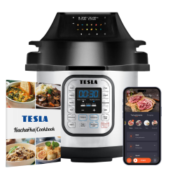 TESLA EliteCook K70 WiFi Duo multicooker 12w1 z funkcją sous vide i frytkownicą beztłuszczową
