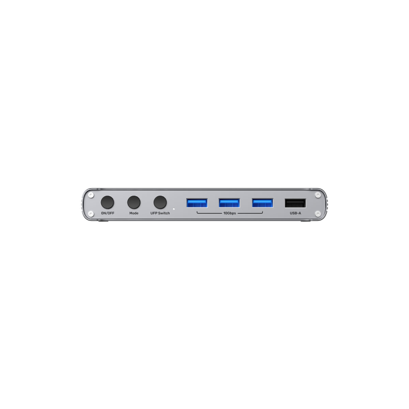 Unitek Przełącznik KVM USB-C 10Gbps z HDMI i transferem plików między systemami