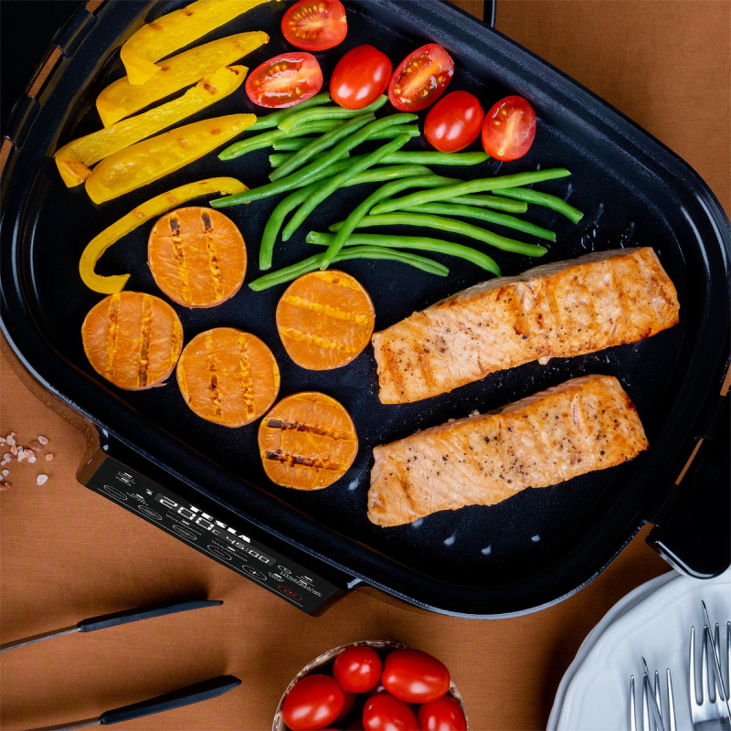 TESLA MultiCook M90 Grill wielofunkcyjny multicooker 11w1 z grillem elektrycznym czarny