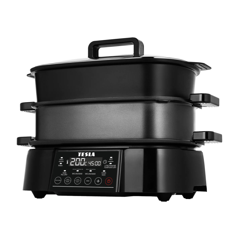 TESLA MultiCook M90 Grill wielofunkcyjny multicooker 11w1 z grillem elektrycznym czarny