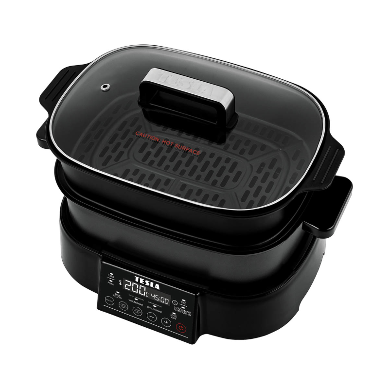 TESLA MultiCook M90 Grill wielofunkcyjny multicooker 11w1 z grillem elektrycznym czarny