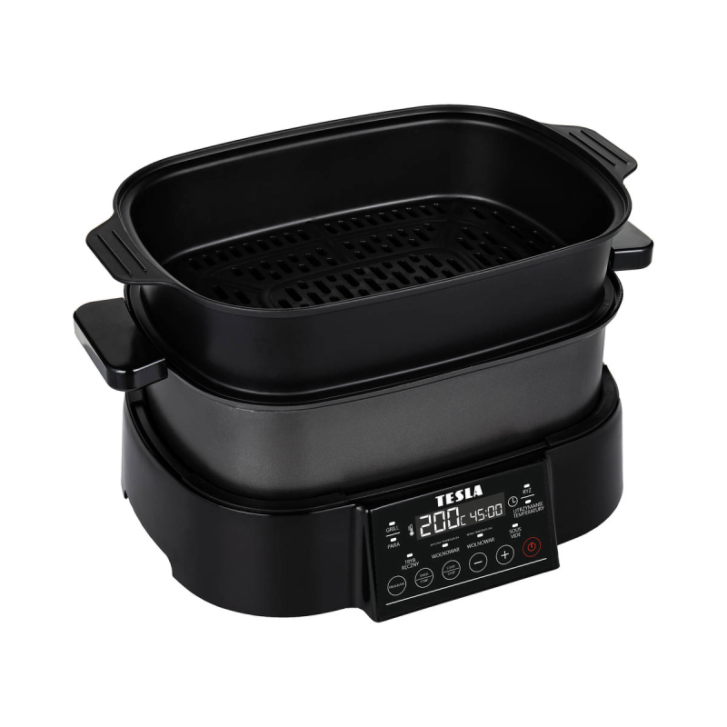 TESLA MultiCook M90 Grill wielofunkcyjny multicooker 11w1 z grillem elektrycznym czarny