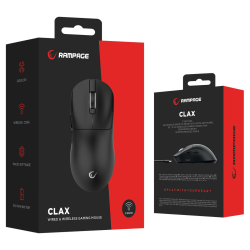Rampage Mysz bezprzewodowa Clax PAW3311 1k Hz 24 000 DPI BT 5.1 czarna