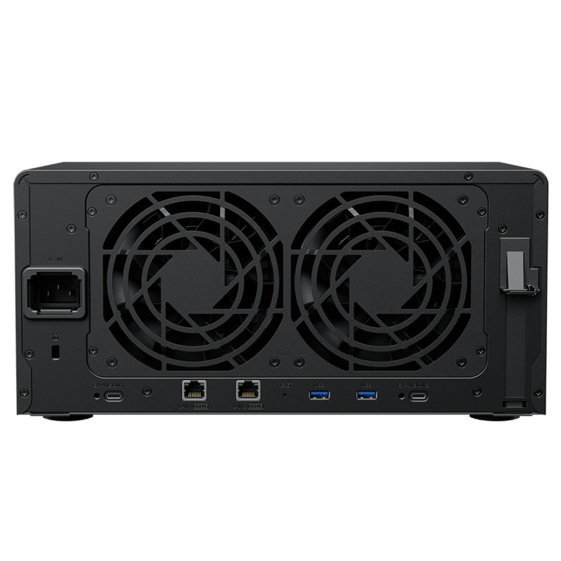 Synology DS1825+ | 8-zatokowy serwer NAS, AMD Ryzen, 8GB RAM, 2x 2.5GbE RJ-45, 2x M.2 NVMe, Tower