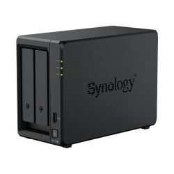 Synology DS725+ | 2-zatokowy serwer NAS, AMD Ryzen, 4GB RAM, 2.5GbE i 1GbE RJ-45, 2x M.2 NVMe, Tower