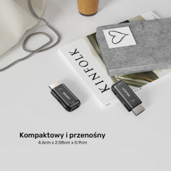 Adapter z HDMI do USB-C HDR/HDCP/ 4K 60Hz Unitek