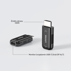 Adapter z HDMI do USB-C HDR/HDCP/ 4K 60Hz Unitek