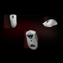 Rampage Mysz bezprzewodowa BLITZ ULTIMATE optyczna 8K 30000DPI PAW3950 Biała