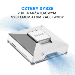 TESLA Robot do mycia okien W800 WiFi z aplikacją mobilną biały