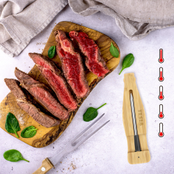 Tesla Cook BBQ 200 termometr do mięsa z sondą, Bluetooth 5.2 i aplikacją