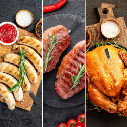 Tesla Cook BBQ 200 termometr do mięsa z sondą, Bluetooth 5.2 i aplikacją