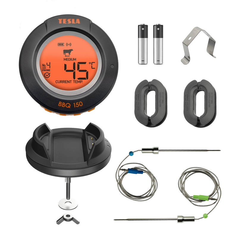 Tesla Cook BBQ 150 termometr do mięsa z sondą Bluetooth 5.2 i aplikacją mobilną