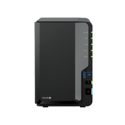 Synology DS225+ | 2-zatokowy serwer NAS, Intel Celeron, 2GB RAM, 1x 1GbE, 1x 2.5GbE RJ-45, Tower