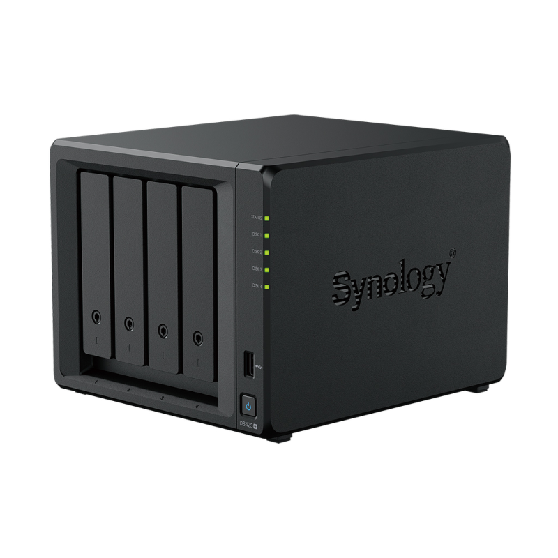 Synology DS425+ /24T | 4-zatokowy serwer NAS w zestawie z dyskami o łącznej pojemności 24TB, Tower