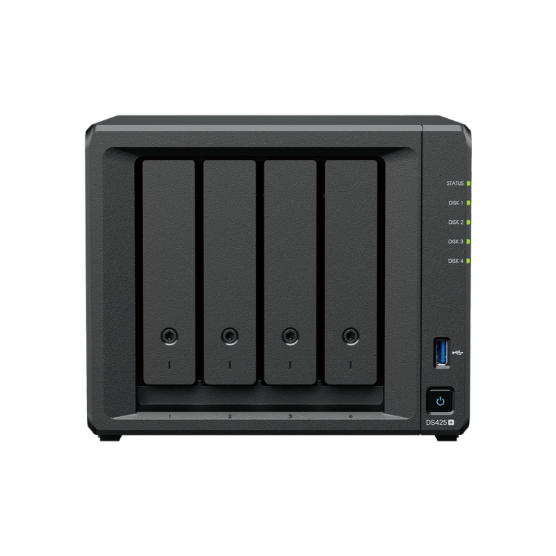Synology DS425+ /24T | 4-zatokowy serwer NAS w zestawie z dyskami o łącznej pojemności 24TB, Tower