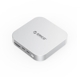 Orico Stacja dokująca do MacMini M4, USB-C 10 Gbps, z obudową M.2 NVMe/NGFF, metalowa
