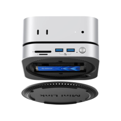 Orico Stacja dokująca do MacMini M4, USB-C 10 Gbps, z obudową M.2 NVMe/NGFF, metalowa