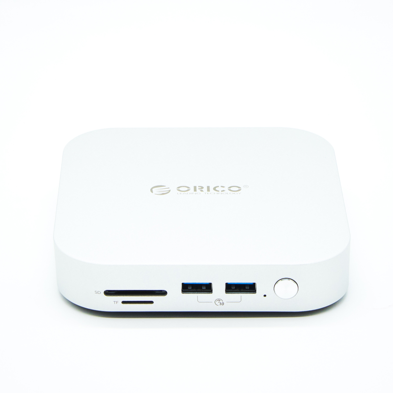 Orico Stacja dokująca do MacMini M4, USB-C 10 Gbps, z obudową M.2 NVMe/NGFF, metalowa