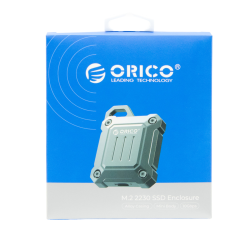Orico Obudowa na dysk M.2 NVMe 2230, USB-C 10 Gbps, wzmocniona, metalowa
