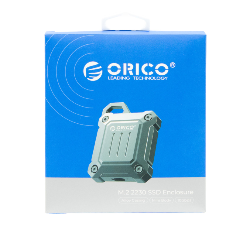Orico Obudowa na dysk M.2 NVMe 2230, USB-C 10 Gbps, wzmocniona, metalowa