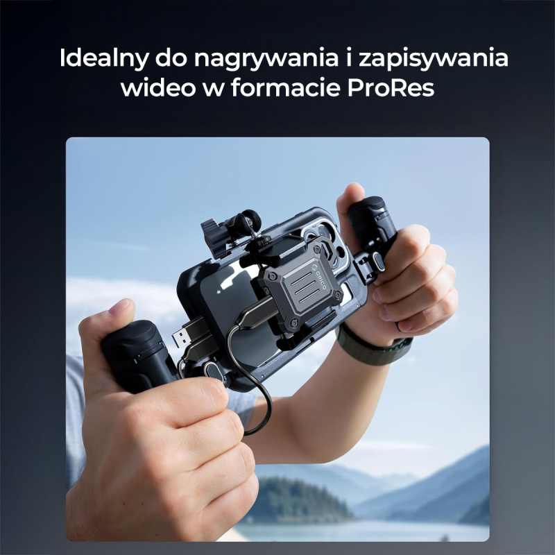 Orico Obudowa na dysk M.2 NVMe 2230, USB-C 10 Gbps, wzmocniona, metalowa