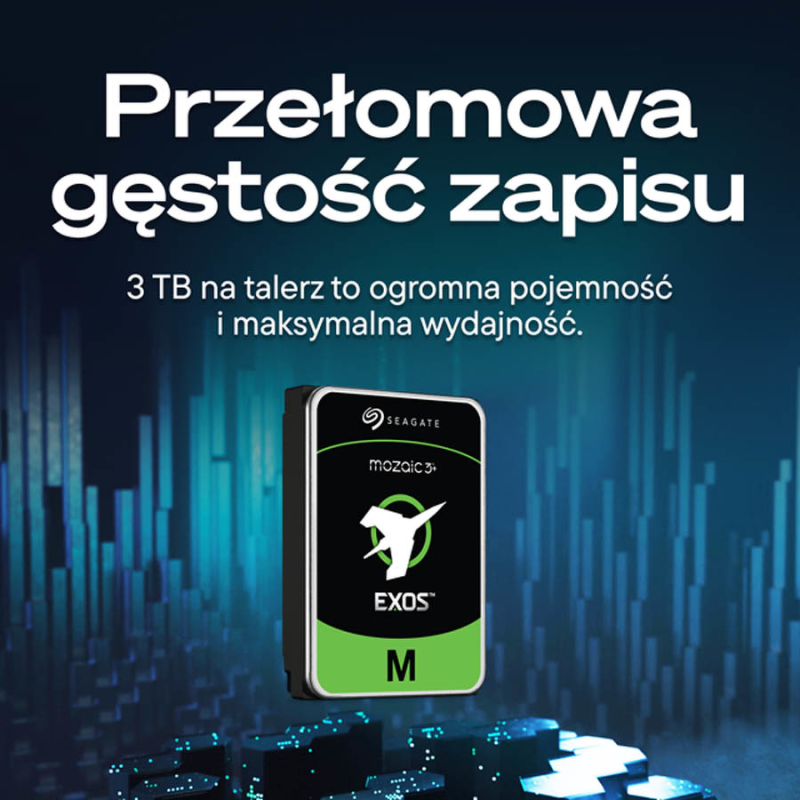 Seagate Exos M ST30000NM004K 30TB SATA - Dyski twarde | PartsPC.pl