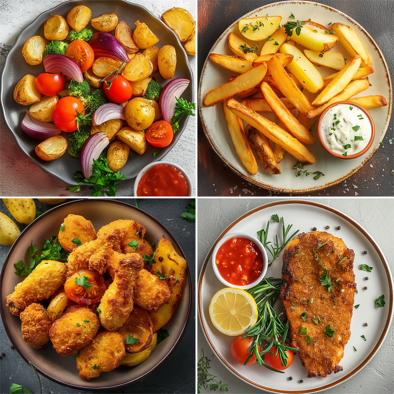 TESLA AirCook DualZone Q460 XXL Multifunkcyjny air fryer dwukomorowy 9l