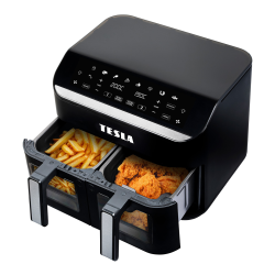 TESLA AirCook DualZone Q460 XXL Multifunkcyjny air fryer dwukomorowy 9l