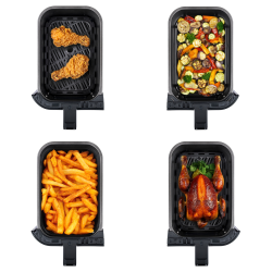 TESLA AirCook DualZone Q460 XXL Multifunkcyjny air fryer dwukomorowy 9l