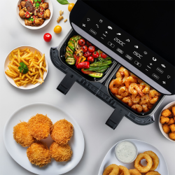 TESLA AirCook DualZone Q460 XXL Multifunkcyjny air fryer dwukomorowy 9l
