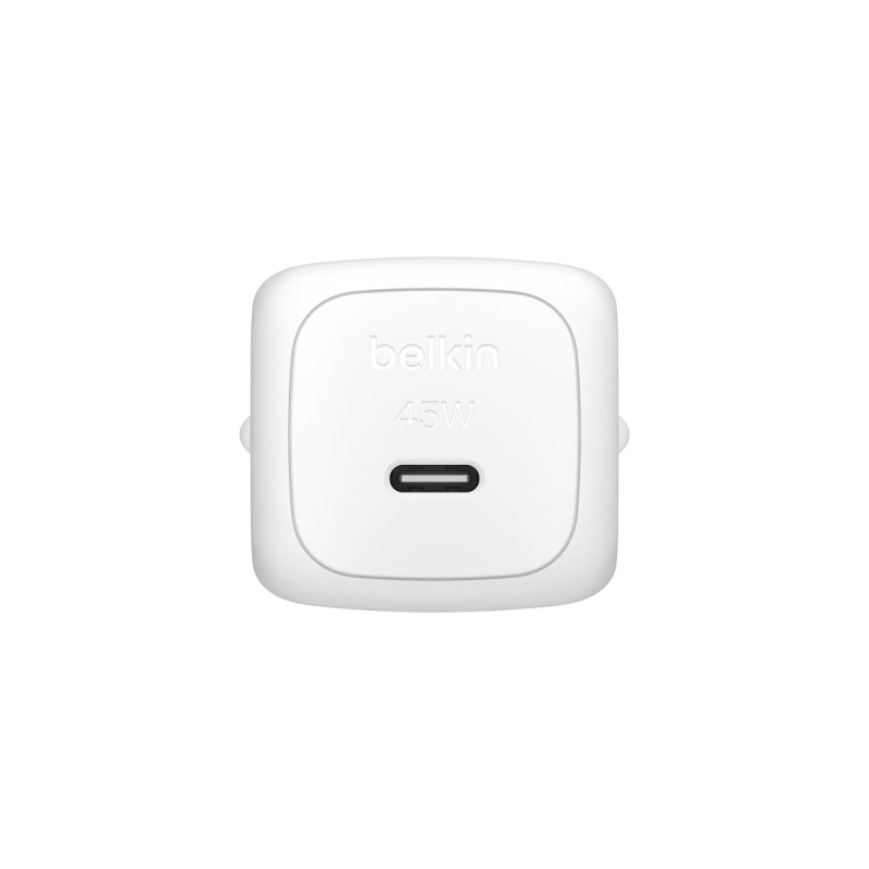 Belkin Ładowarka USB-C 45W, PD 3.1, BoostCharge, kompaktowa, biała