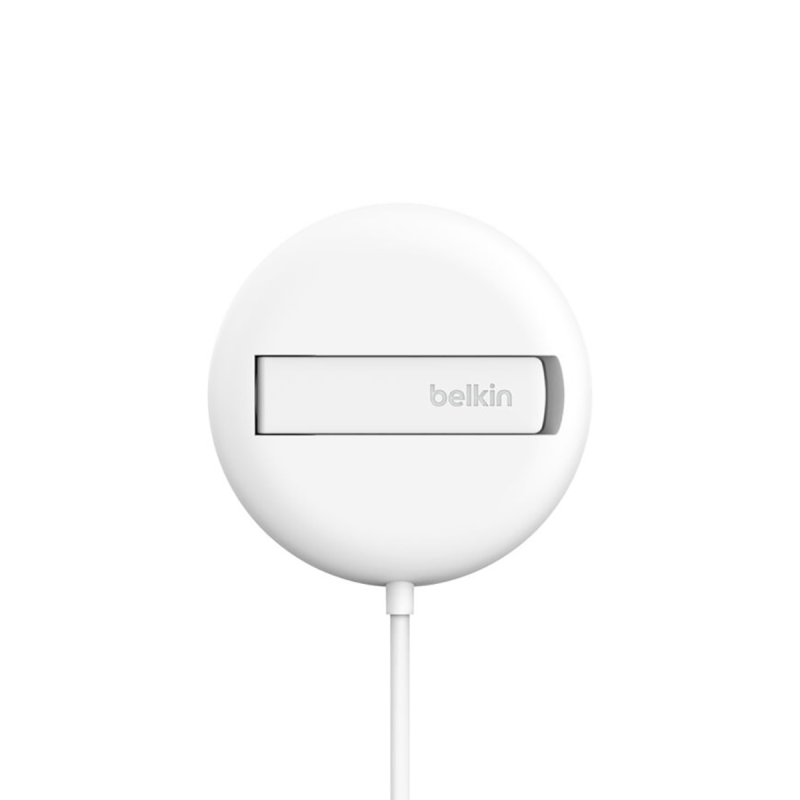 Belkin Ładowarka magnetyczna, Qi2 15W, rozkładana, zasilacz 20W, biała