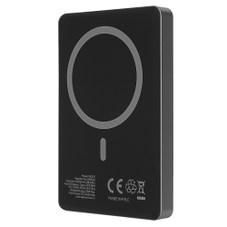 S-Link MG110 Powerbank 10 000 mAh magnetyczny 15W, USB-C PD 20W, szary