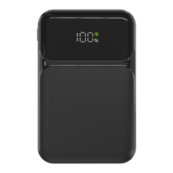 S-Link P104 Powerbank 10 000 mAh z wbudowanymi kablami, HSC 22.5W, PD 20W, czarny