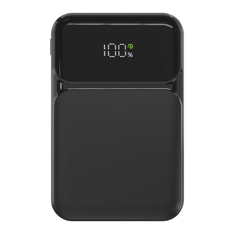 S-Link P104 Powerbank 10 000 mAh z wbudowanymi kablami, HSC 22.5W, PD 20W, czarny