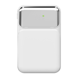 S-Link P104 Powerbank 10 000 mAh z wbudowanymi kablami, HSC 22.5W, PD 20W, biały